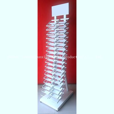 support d'affichage témoin de la taille 320*480 millimètre de 2050mm, supports d'affichage en verre avec le blanc