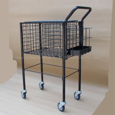 la taille 800mm de la longueur 600mm chariot à achats de 4 roues, balle de tennis transporte en charrette le TUV pour approuver