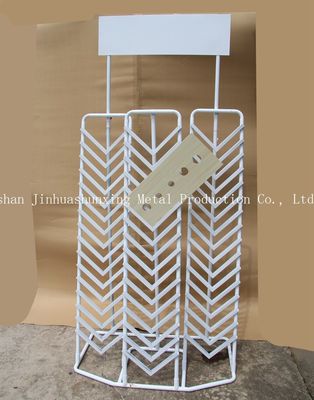 Blanc de support d'affichage témoin de tuile de cascade de la longueur 1055mm Widh 585mm avec l'annonce pour l'échantillon 36