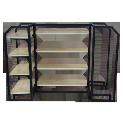 métal de taille de la profondeur 800mm de 400mm et étagères industrielles en bois pour le supermarché