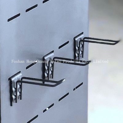 Support multi de support de boucle d'oreille de couches de certificat noir en métal TUV, présentoir tournant avec le crochet