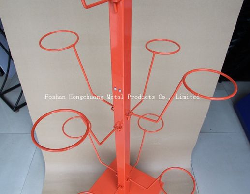 Support d'affichage orange de chapeau de HongChuang de couleur, support disaplay de helment avec l'approbation de l'annonce TUV