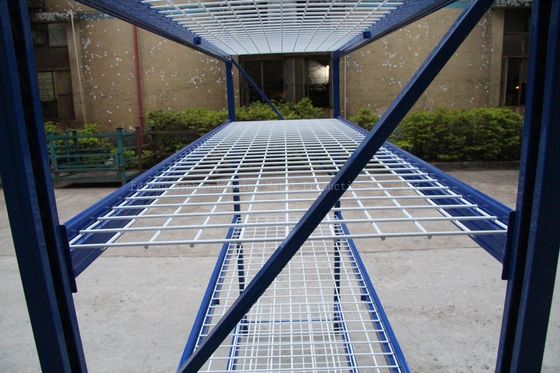 le stockage d'entrepôt de largeur de la longueur 600mm de 1880mm enterre la couleur bleue