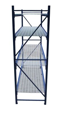 le stockage d'entrepôt de largeur de la longueur 600mm de 1880mm enterre la couleur bleue