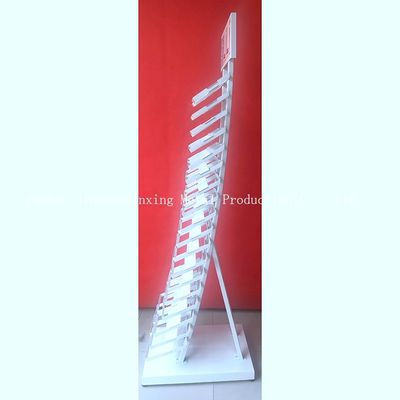 support d'affichage témoin de la taille 320*480 millimètre de 2050mm, supports d'affichage en verre avec le blanc