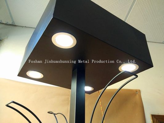 Les accessoires de voiture de L700mm W700mm montrent le support, présentoirs de casque avec le crochet