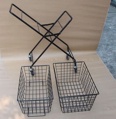 Panier de tennis de largeur de la taille 600mm du pliage 950mm avec des roues deux couches