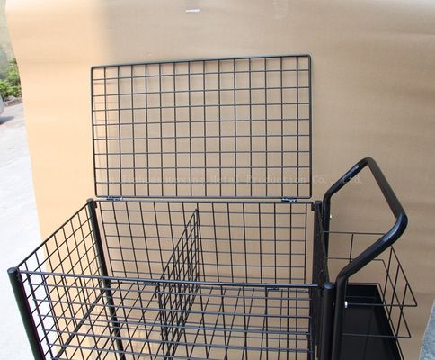 haut chariot 370mm large d'enseignement de tennis de boule de Ballport 325 de support de stockage d'article de sport de 800mm, couleur noire