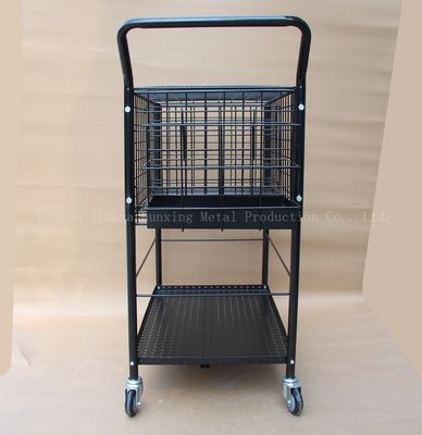haut chariot 370mm large d'enseignement de tennis de boule de Ballport 325 de support de stockage d'article de sport de 800mm, couleur noire