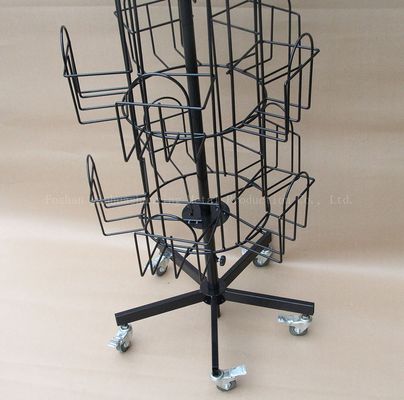 support tournant de littérature de taille de la longueur 1708mm de 524mm, support de livre de fileur 360 degrés