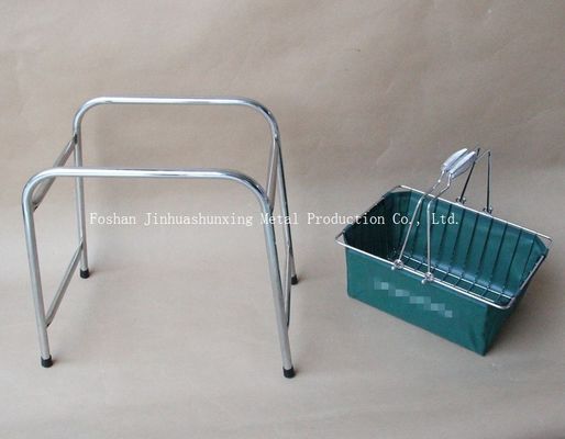 Casier métallique de la couleur verte W215mm L285mm pour la salle de bains, Kicthen avec des poignées, base, sac de tissu