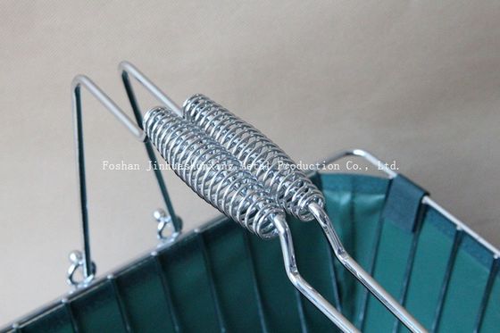 Casier métallique de la couleur verte W215mm L285mm pour la salle de bains, Kicthen avec des poignées, base, sac de tissu