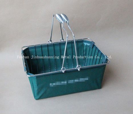 Casier métallique de la couleur verte W215mm L285mm pour la salle de bains, Kicthen avec des poignées, base, sac de tissu