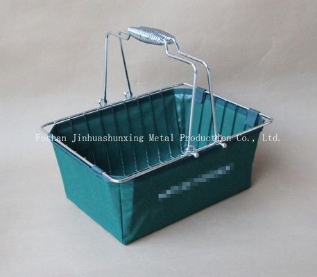 Casier métallique de la couleur verte W215mm L285mm pour la salle de bains, Kicthen avec des poignées, base, sac de tissu