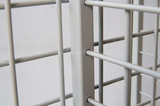 Fil blanc tournant de support d'affichage de la haute 600mm de Removale 1650mm long