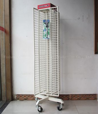 Fil blanc tournant de support d'affichage de la haute 600mm de Removale 1650mm long
