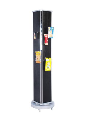 Largeur mobile 270mm de la taille 1720mm trois côtés tournant le support de brochure, supports d'affichage de supermarché pour les magasins de détail