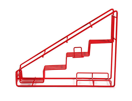 Support d'affichage d'échelle de bouteille en verre de support de stockage en métal de bouteille de sirop