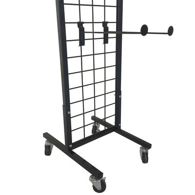 organisateur Rack, noir accrochant d'habillement de taille de la largeur 1800mm de 300mm de support de Chappal