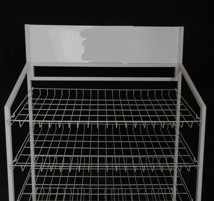 Support de Mesh Wire Storage Display Rack de marchandises de pain de boulangerie avec des roues