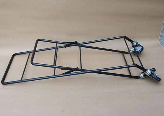 Deux couches de H950mm W600mm d'article de sport de support de stockage, chariot à balle de tennis pliable