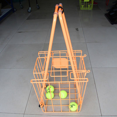 Chariots d'enseignement de tennis de longueur de la largeur 350mm du pliage 300mm de support de stockage d'article de sport, grande capacité de boule