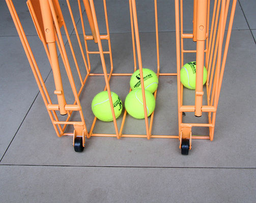 Chariots d'enseignement de tennis de longueur de la largeur 350mm du pliage 300mm de support de stockage d'article de sport, grande capacité de boule
