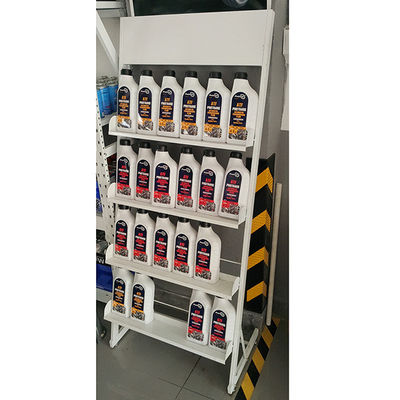 Rayonnage blanc d'affichage de la profondeur 300mm de la taille 1500mm de support d'affichage de produit pour les magasins de détail