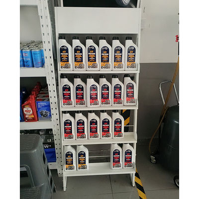 Rayonnage blanc d'affichage de la profondeur 300mm de la taille 1500mm de support d'affichage de produit pour les magasins de détail