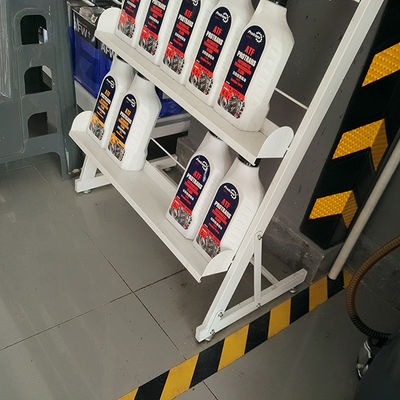 Rayonnage blanc d'affichage de la profondeur 300mm de la taille 1500mm de support d'affichage de produit pour les magasins de détail