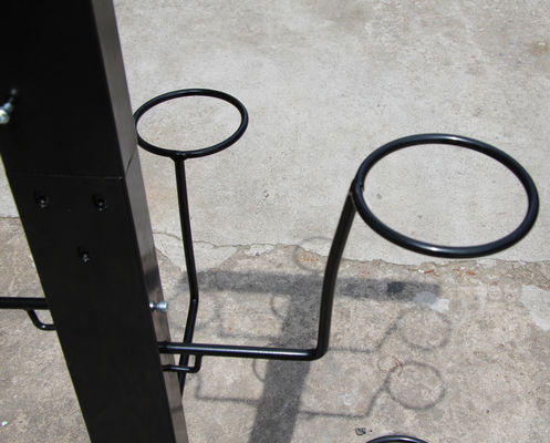support de stockage d'article de sport de taille de 1800mm, rangée du support d'affichage de casque 4
