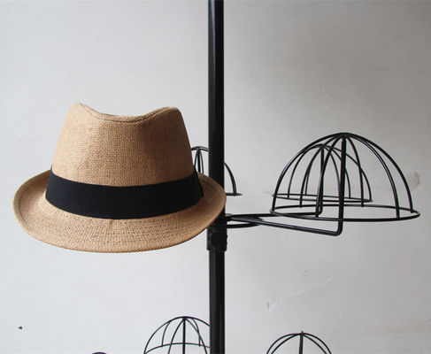 Support d'affichage à plusieurs niveaux de chapeau de certificat de la couleur noire TUV démontable