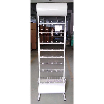 Support d'affichage blanc fait sur commande de batterie de couleur de style moderne 600*355*2030mm