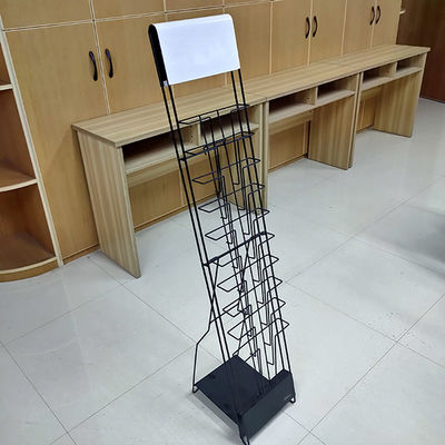 Taille adaptée aux besoins du client 1310mm de la longueur 250mm de supports d'affichage de supermarché de magazine
