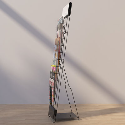 Taille adaptée aux besoins du client 1310mm de la longueur 250mm de supports d'affichage de supermarché de magazine