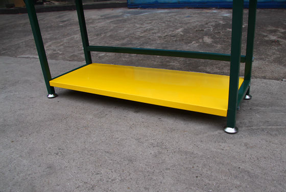 Rangées jaunes du support d'affichage de lubrifiant de certificat de la couleur TUV quatre