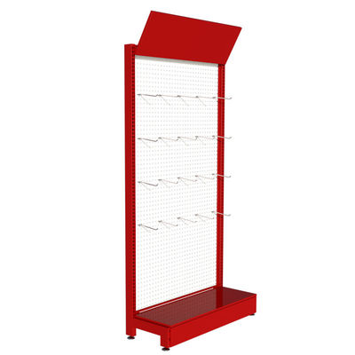 Support accessoire d'outil de torage de plaquette perforée en métal de vente au détail de magasin de supports d'affichage de supermarché d'ODM
