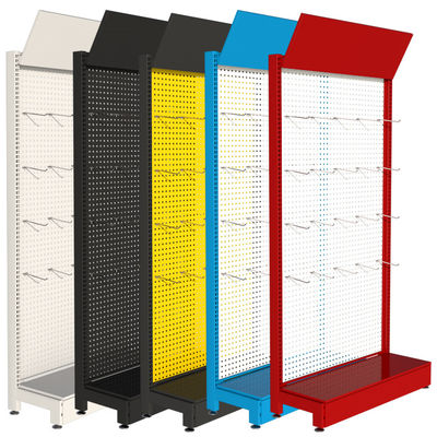 Support accessoire d'outil de torage de plaquette perforée en métal de vente au détail de magasin de supports d'affichage de supermarché d'ODM