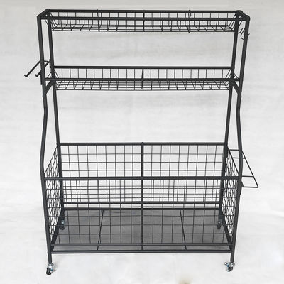 Support noir démontable de stockage d'article de sport pour la médecine de boule