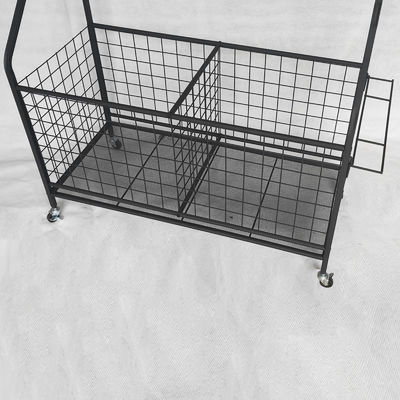 Support noir démontable de stockage d'article de sport pour la médecine de boule