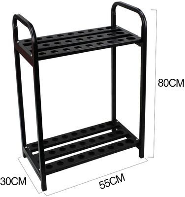 4 x 10,5 x 29 pouces de golf de sac d'organisateur de support de Club Display Putter avec le trou 9