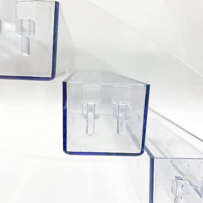 Les lunettes de soleil de table de support pour présentoir le plateau clair de stockage d'Eyewear 6 couches