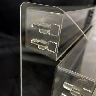 Les lunettes de soleil de table de support pour présentoir le plateau clair de stockage d'Eyewear 6 couches
