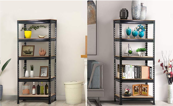 5 universels de service vigoureux d'organisation de coin de support de stockage d'étagère pour la maison