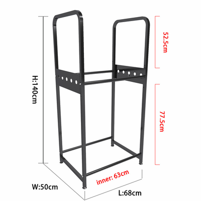 Le magasin moyen de support d'affichage d'accessoires de voiture de rangées de la taille 2 enterre 10kg/couche