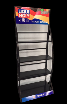 Support d'affichage personnalisé supports d'affichage d'huile moteur en métal automatique Mobil un support d'affichage d'huile moteur support de stockage